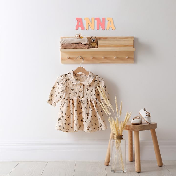 Focal20 Wooden Letters 4 Inch for Crafts Small Wood Letters 4 Inch Unfinished Wooden Alphabet Letters and Wooden Numbers for DIY Wall Decor Learning Spelling Birthday Party Home Decoration 72 Pcs - Image 4